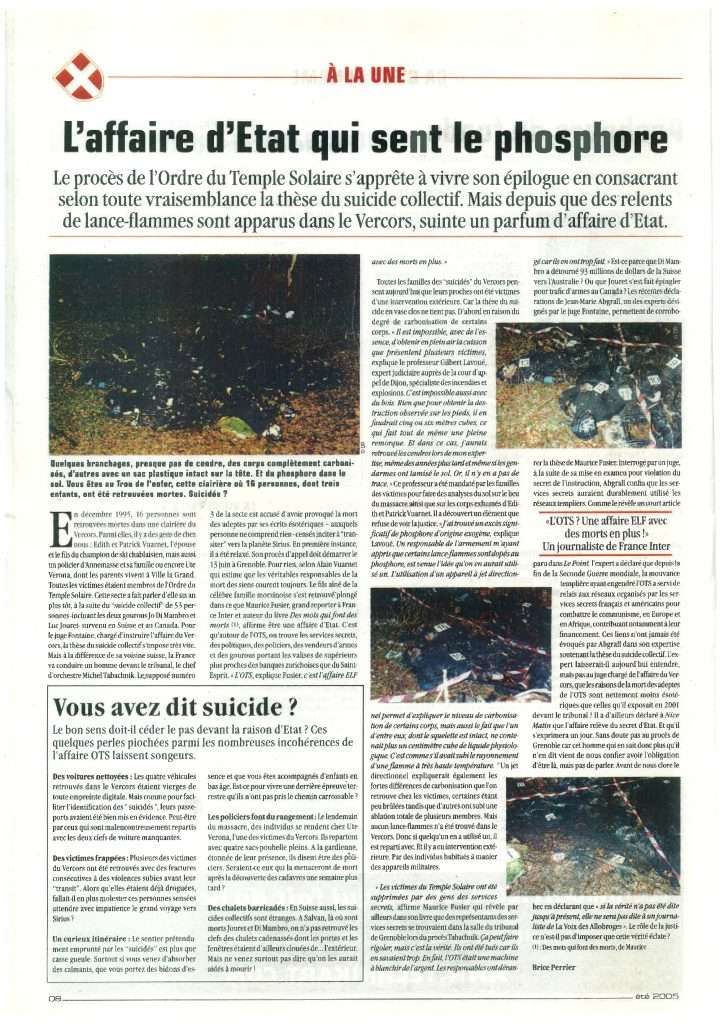 article de magazine