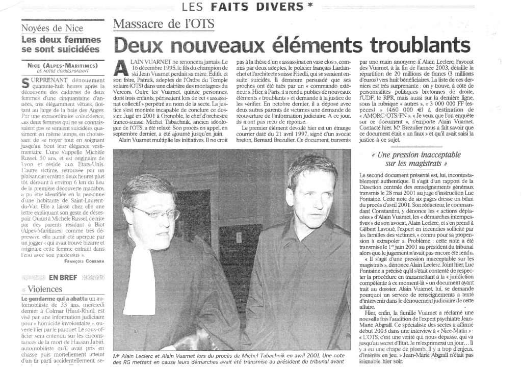 article de journal
